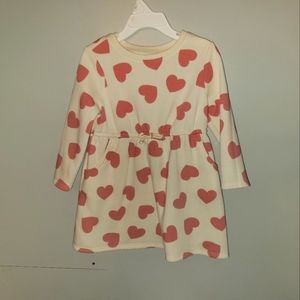 2T Old Navy Hearts Sweater Dress